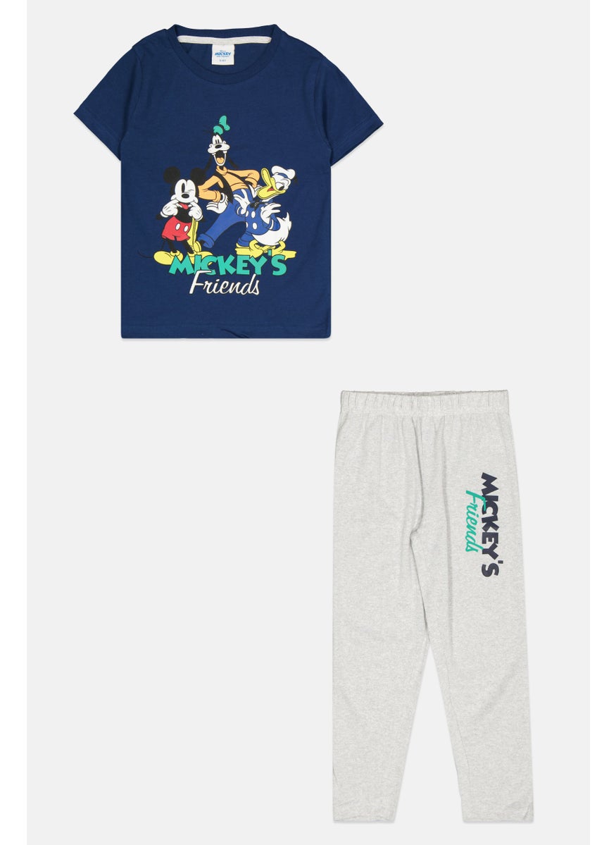 Disney Kids Boy 2 Pieces Mickeys Friend Pajama Set, Multicolor  - Image 1