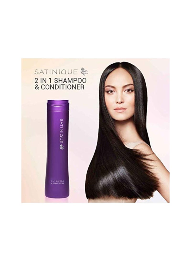 SATINIQUE Amway Satinique 2 in 1 Shampoo & Conditioner 250ml - Image 2
