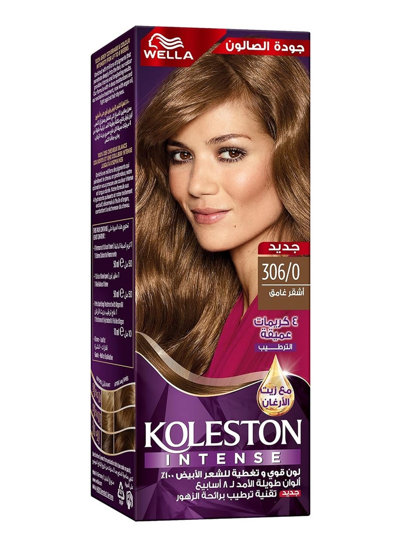 ويلا كوليستون صبغة الشعر ويلا كولستون إنتنس 306/0 أشقر غامق مكونة من ثلاث قطع - Image 2