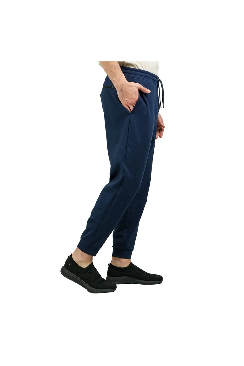 جيوردانو بنطلون رياضي ضيق بقصة مستقيمة للرجال - أزرق