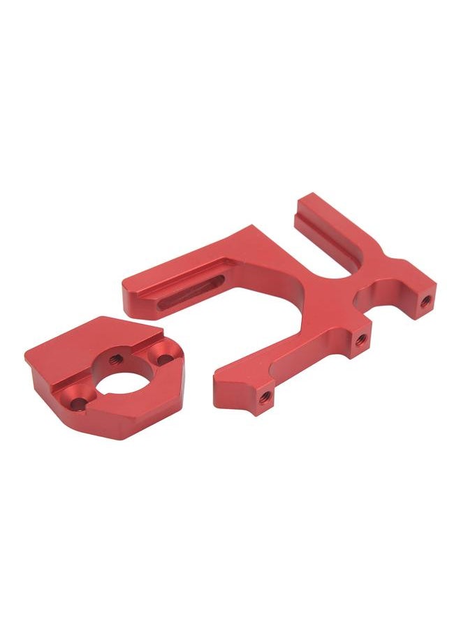 Thoraya RC Motor Mount High Hardness Aluminum Alloy CNC Machining RC Motor Mount Base For ARRMA 1/7 1/8 Series RC Cars Red  - Image 5