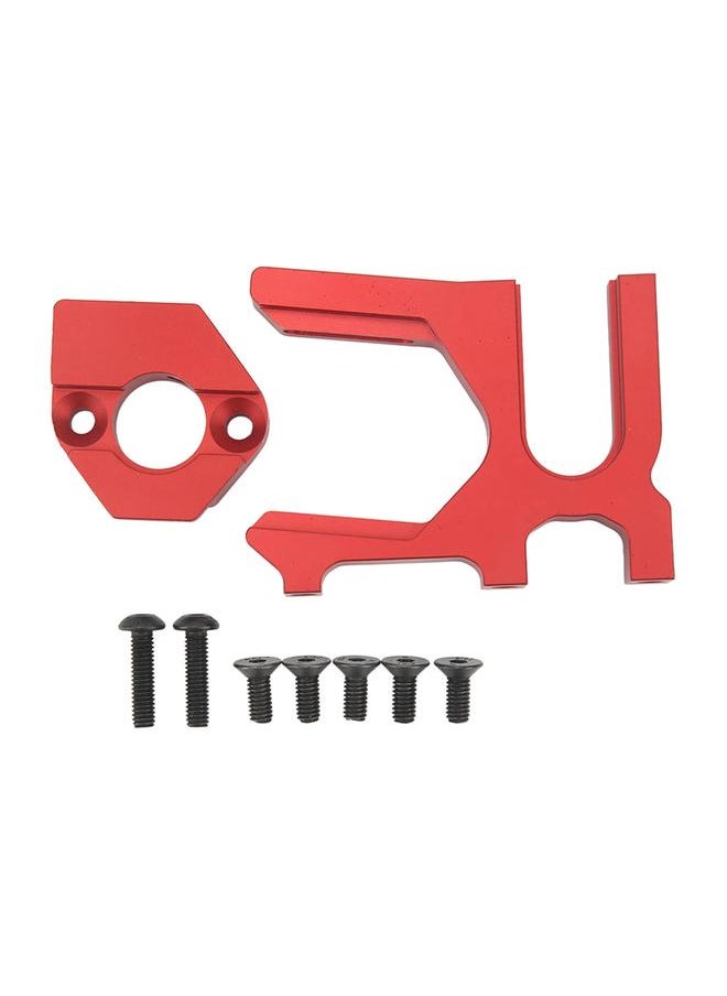 Thoraya RC Motor Mount High Hardness Aluminum Alloy CNC Machining RC Motor Mount Base For ARRMA 1/7 1/8 Series RC Cars Red  - Image 1