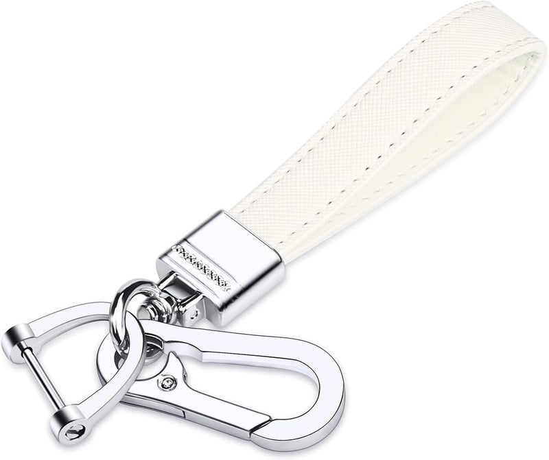 QBUC Genuine Leather Car Keychain - Image 1