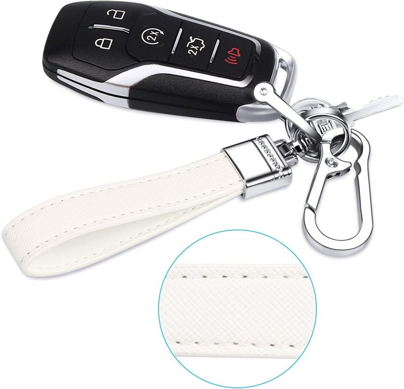 QBUC Genuine Leather Car Keychain - Image 5