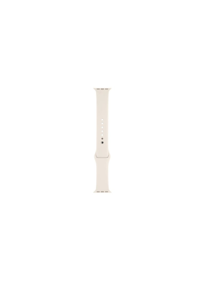 HEXABEX - Apple Watch band Compatible with 42mm(Series 10)/41mm/40mm/38mm Silicone Strap for Apple Watch All Series Antique White - Image 1