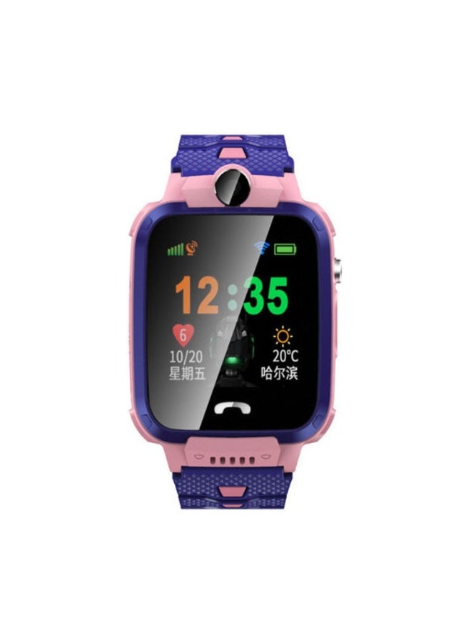 Touch Screen Camera Positioning Watch For Kid Pink - Image 2