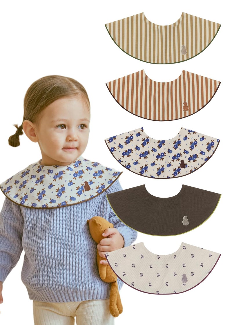 Konny Baby Bibs 360 Rotate Super Absorbent QuickDry 357Pack Teething Drooling Boys Girls Baby Essentials - Image 2