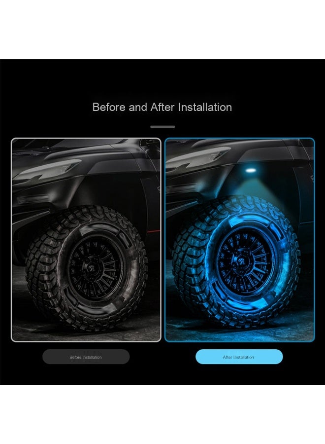 Loquat 12V LED Chassis Lights for Cars, Off-Road Jeep Wrangler Underbody Upgrade Lights, Grille Lights, Ambient Lighting (Set of 4) - Image 3