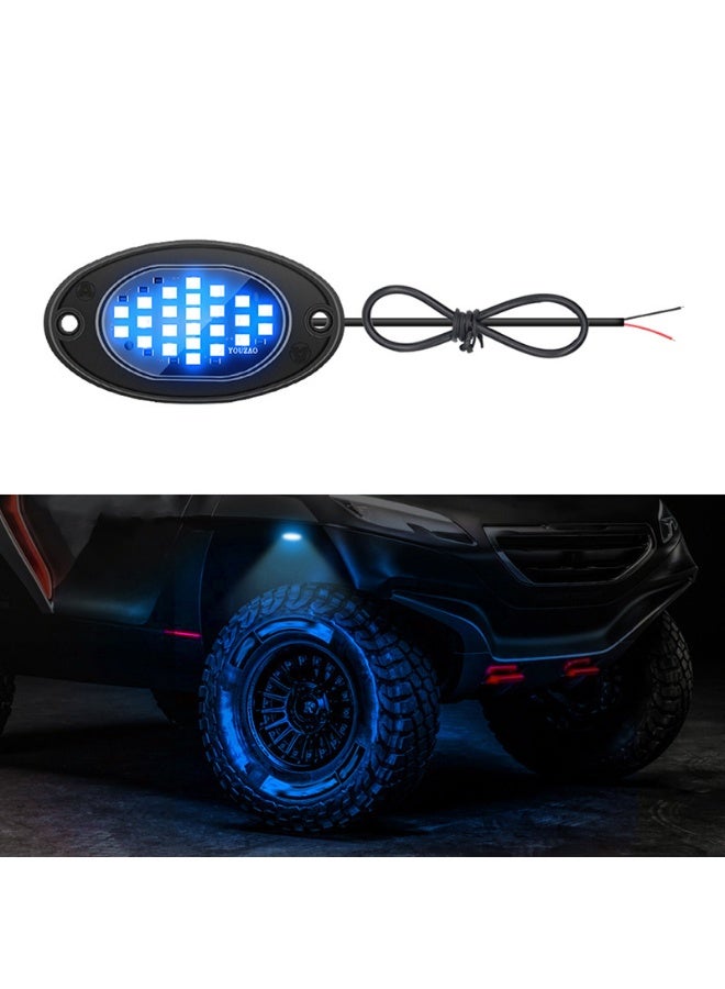 Loquat 12V LED Chassis Lights for Cars, Off-Road Jeep Wrangler Underbody Upgrade Lights, Grille Lights, Ambient Lighting (Set of 4) - Image 1