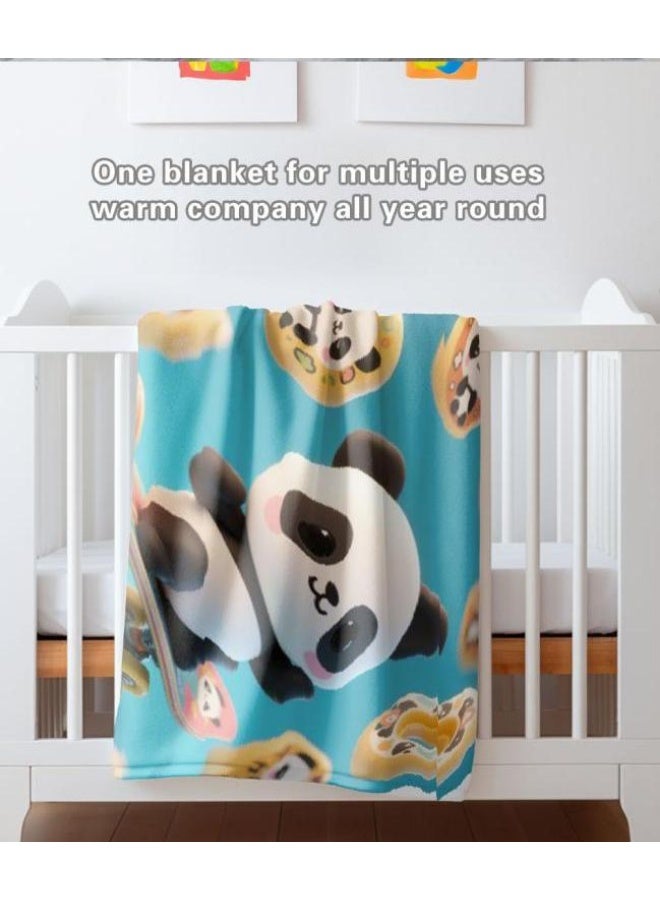 general Children's or student cartoon flannel thin blanket (warm and comfortable, suitable for sleep, games) 100cm*150cm - Image 5