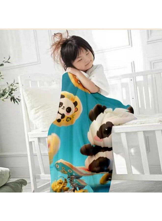 general Children's or student cartoon flannel thin blanket (warm and comfortable, suitable for sleep, games) 100cm*150cm - Image 3