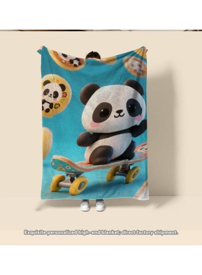 general Children's or student cartoon flannel thin blanket (warm and comfortable, suitable for sleep, games) 100cm*150cm - Image 4