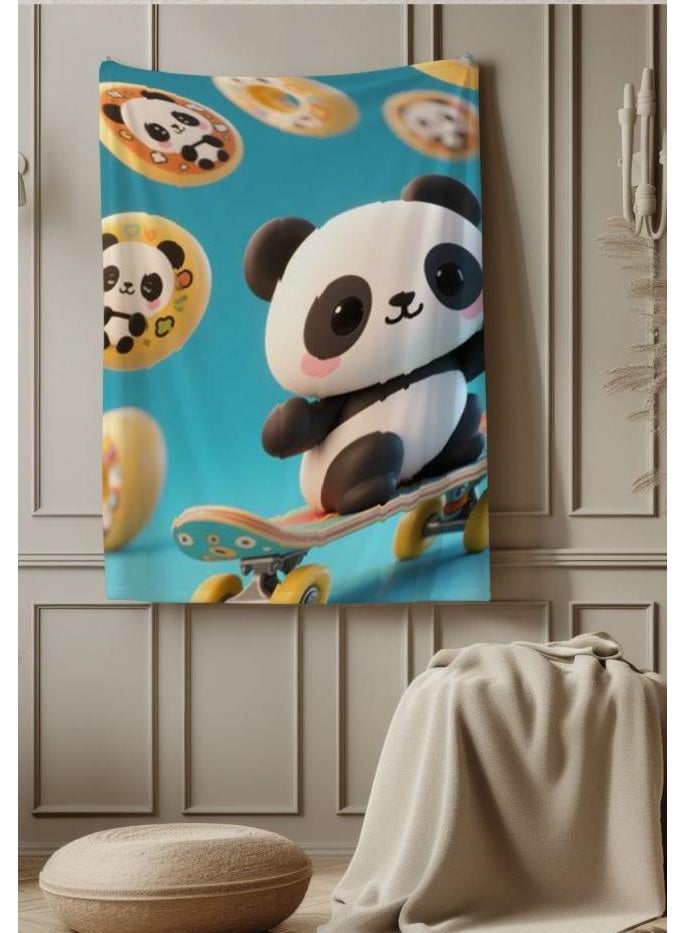 general Children's or student cartoon flannel thin blanket (warm and comfortable, suitable for sleep, games) 100cm*150cm - Image 1