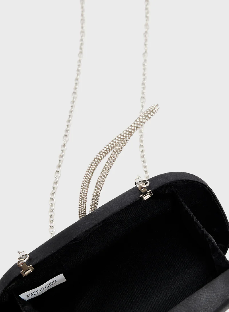 Ella Limited Edition Diamante Detail Clutch Bag