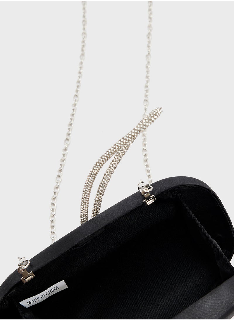 Ella Limited Edition - Diamante Detail Clutch Bag - Image 1