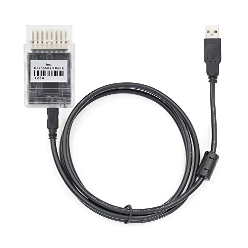 Washinglee كابل تشخيص Washinglee K-CAN لوحدة التحكم ECU، متوافق مع ميتسوبيشي سوبارو تويوتا جاكوار لاند روفر، كابل تشخيص OBD2 يدعم OpenPort 2.0 ECU FlashSDD V158/Techstream - Image 1