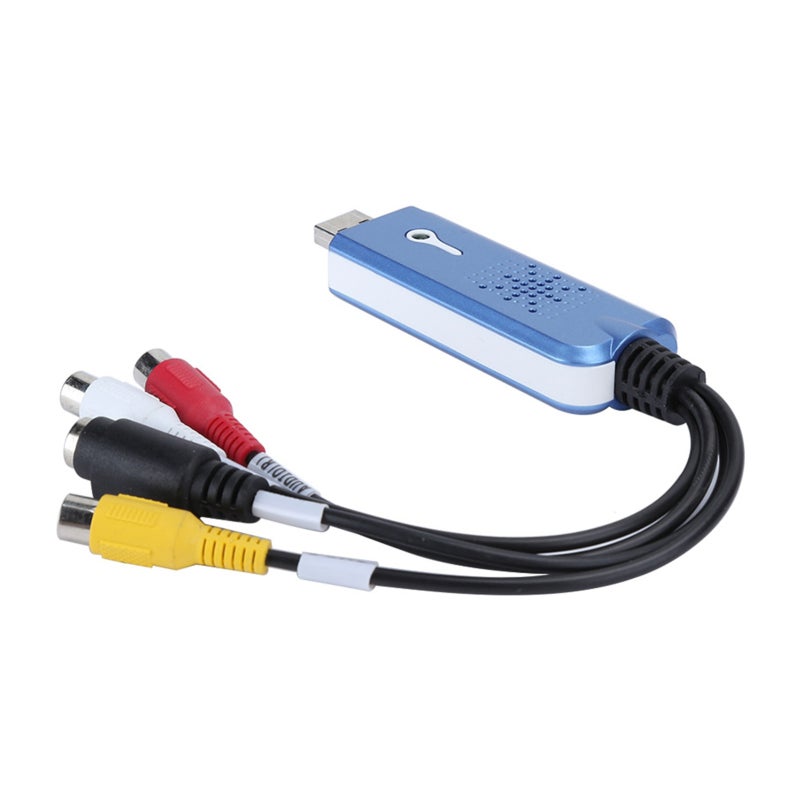 USB Capture Card: Composite RCA Inputs - Schedule Record Mode Av Video Capture for PC Video Recording, Game Playback & Video Editing Workstation - Image 1