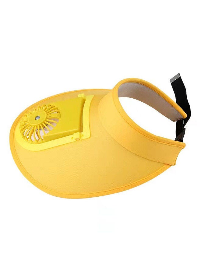 Loquat Summer Sport Outdoor Fan Sun Hat Cap Cool for Cycling - Image 1