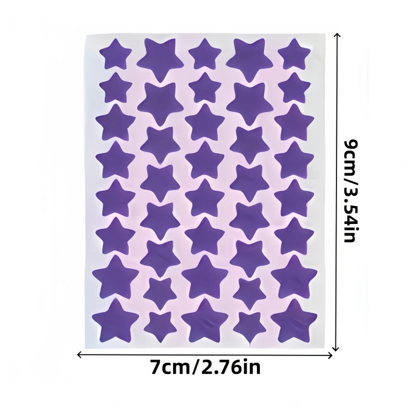 160 Pack Assorted Star Stickers for Face Makeup Party Decorations - Image 4