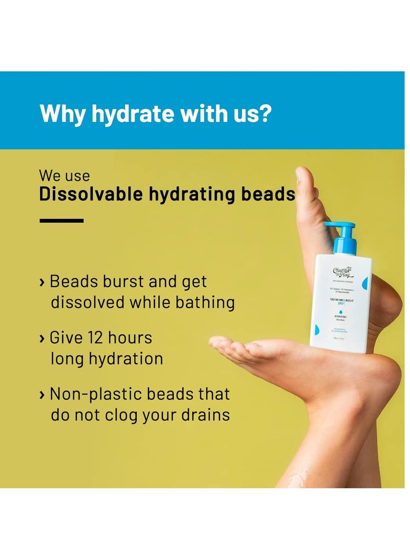 كيميست_أت_بلاي غسول الجسم المرطب الكيميائي من بلاي للبشرة الجافة والمتقشرة والمطاطة والعادية مع السيراميد والنياسيناميد لترطيب مكثف ونضارة وتنظيف عميق مناسب - Image 3