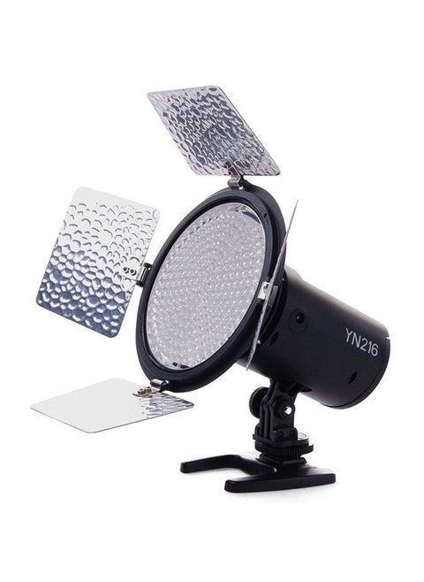 YN216 YN-216 LED Video Light with Adjustable 3200K-5600K Color Temperature and 4 Color Plates for Canon Nikon DSLR Cameras