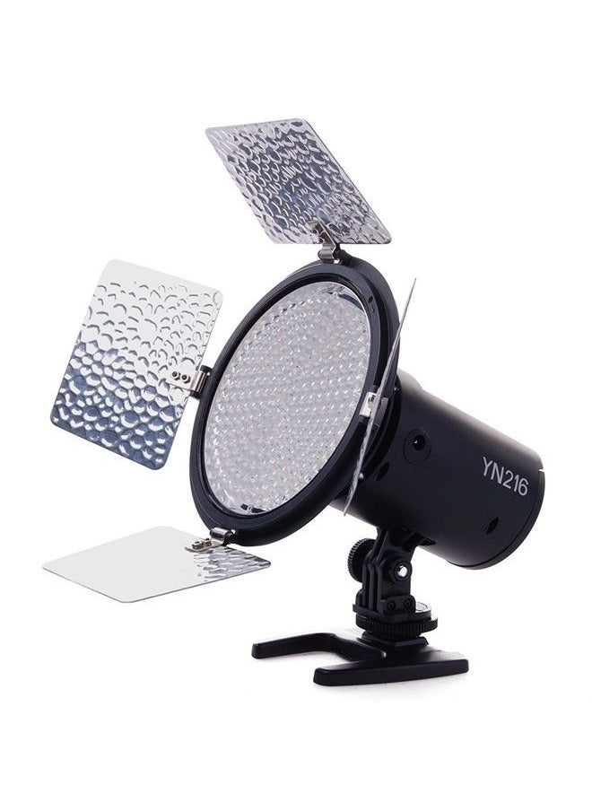 YONGNUO - YN216 YN-216 LED Video Light with Adjustable 3200K-5600K Color Temperature and 4 Color Plates for Canon Nikon DSLR Cameras - Image 1