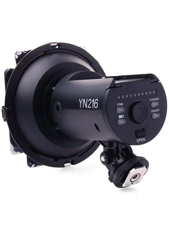 YONGNUO - YN216 YN-216 LED Video Light with Adjustable 3200K-5600K Color Temperature and 4 Color Plates for Canon Nikon DSLR Cameras - Image 1