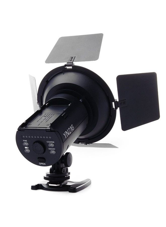 YONGNUO - YN216 YN-216 LED Video Light with Adjustable 3200K-5600K Color Temperature and 4 Color Plates for Canon Nikon DSLR Cameras - Image 1