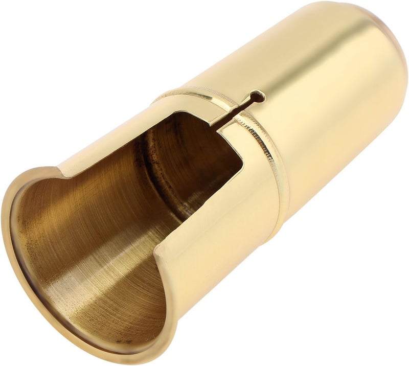 OriGlam Alto Saxophone Mouthpiece Protective Cap, Woodwinds Alto Sax Saxophone Mouthpiece Cap (Gold) - Image 1
