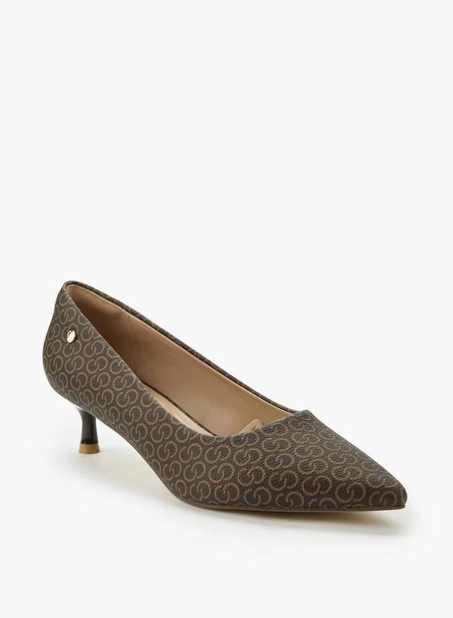 Celeste BROWN Women Kitten Heel Pumps for Women | Best Price UAE