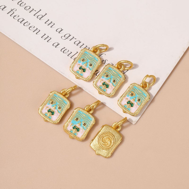Lotus Gourd Charm for DIY Jewelry No. 11 two-color zakiram 