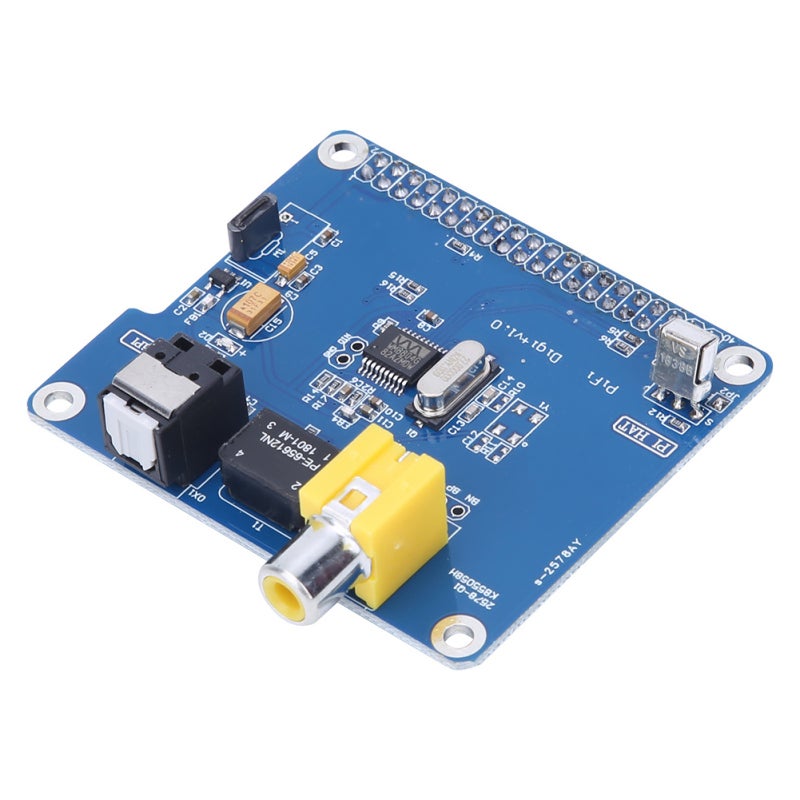 Pulse I2S Sound Card Expansion Board: 192kHz Sampling Rate, 16-24 Bit Audio Format - Jitter Reduction Technology, IR Remote Control, Fiber & Coaxial Outputs for Raspberry Pi 3/2B Audio Upgrade - Image 3