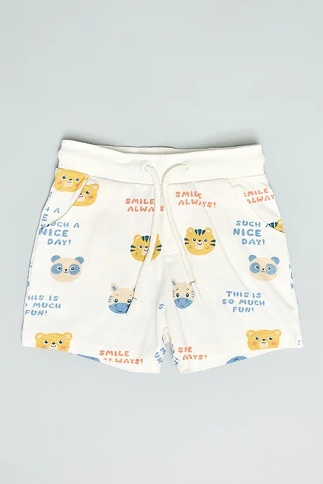 أر أند بي 2 Pack Print Shorts with Drawstring Waist