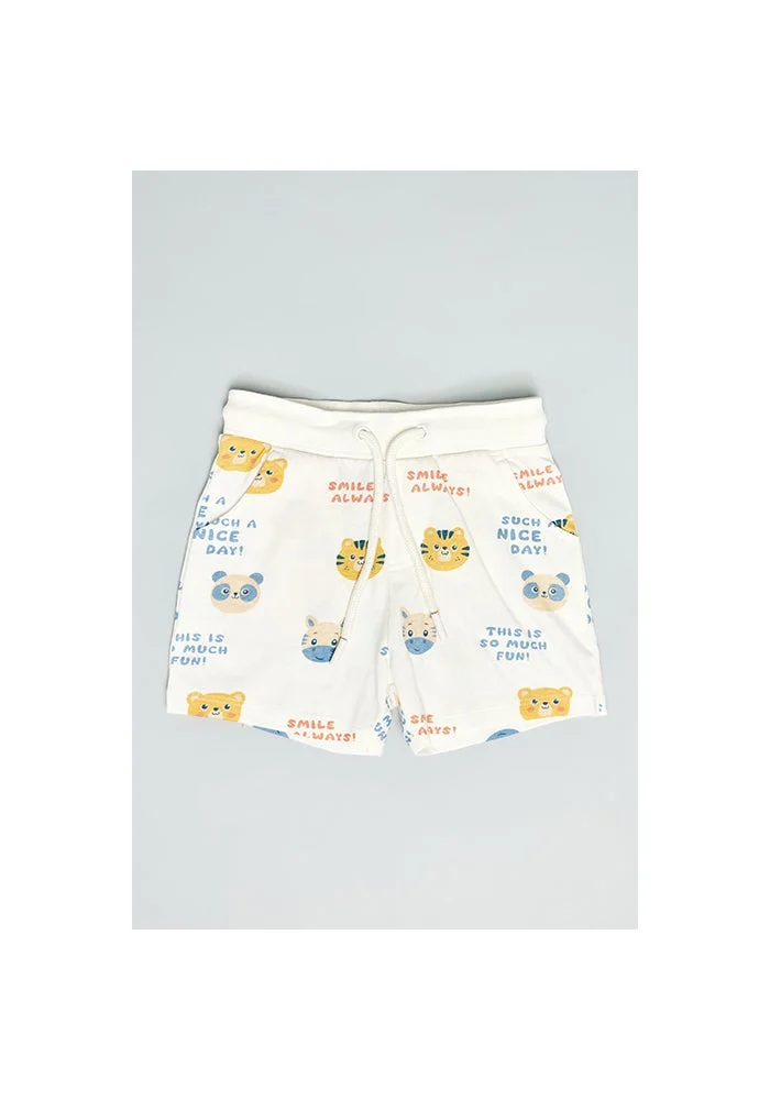أر أند بي 2 Pack Print Shorts with Drawstring Waist