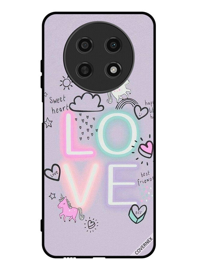 Covernex Protective Case Cover For Huawei nova Y91 Sweet Heart Love Unicorn - Image 1