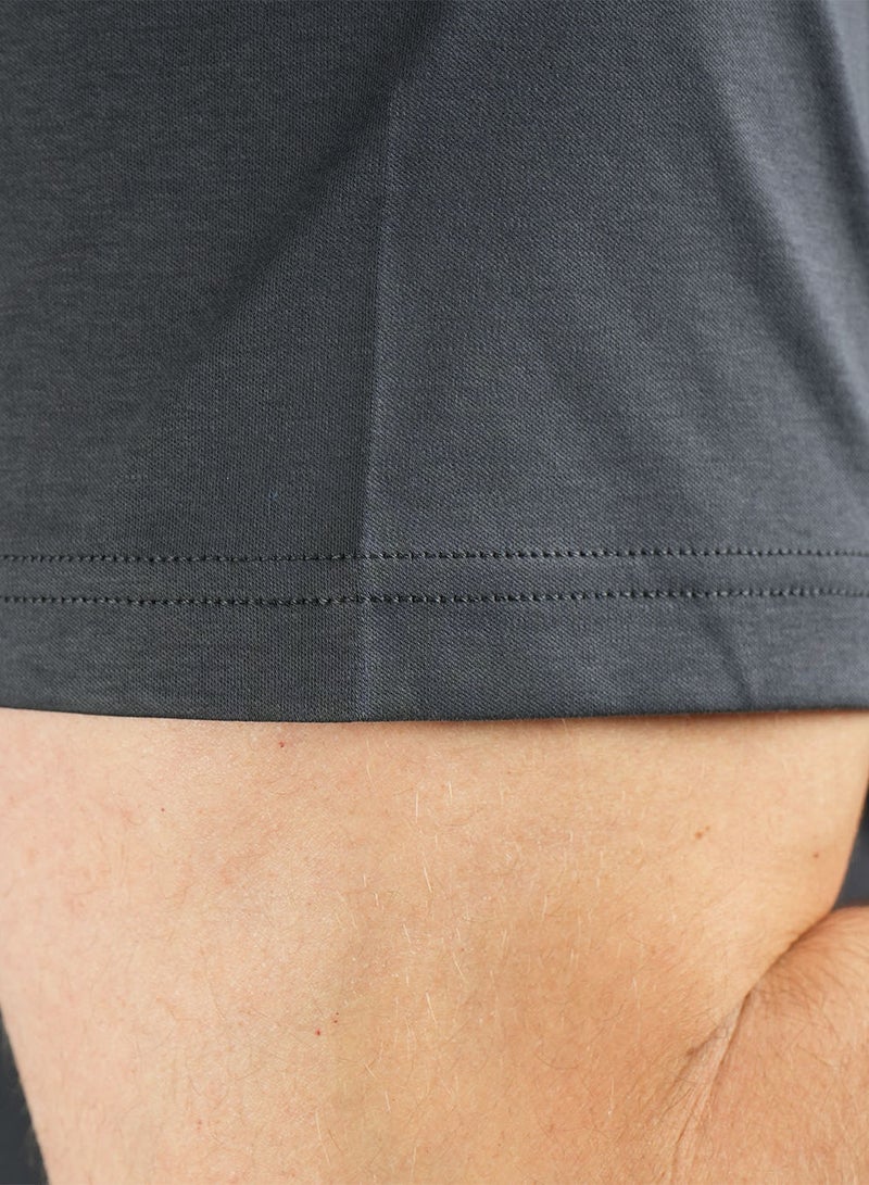 GIORDANO Men's Slim Fit Liquid Touch Smart Collar Tee - Image 4