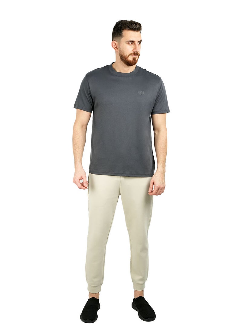 GIORDANO Men's Slim Fit Liquid Touch Smart Collar Tee - Image 2