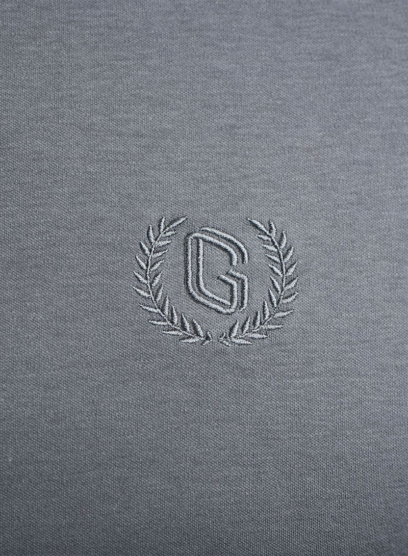 GIORDANO Men's Slim Fit Liquid Touch Smart Collar Tee - Image 3