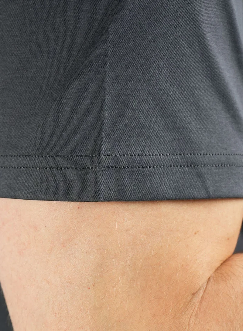 GIORDANO  Men's Slim Fit Liquid Touch Smart Collar Tee for Men | Best Price UAE