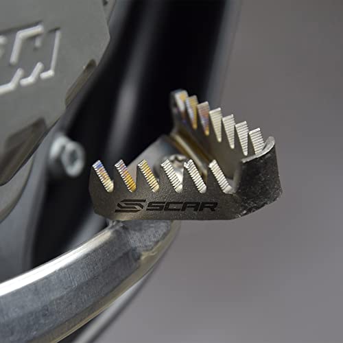 SCAR Titanium Brake Pedal Tip Compatible with BETA 65 125 200 250 300 350 390 430 480 SHERCO 1226 KTM SX SXF EXC EXCF XC XCF XCW XCFW SMR 690 701 890 1290 Adventure SMC Enduro 0316 HUSQ 1416 - Image 3