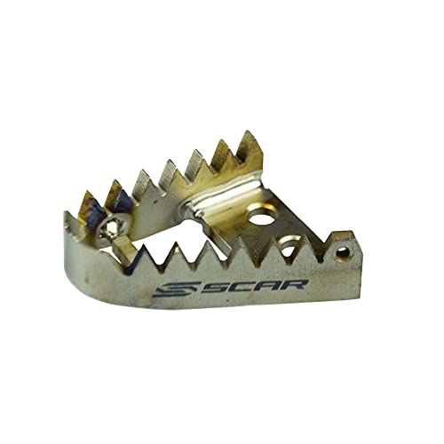 SCAR Titanium Brake Pedal Tip Compatible with BETA 65 125 200 250 300 350 390 430 480 SHERCO 1226 KTM SX SXF EXC EXCF XC XCF XCW XCFW SMR 690 701 890 1290 Adventure SMC Enduro 0316 HUSQ 1416 - Image 1