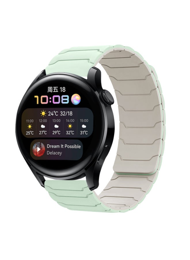 Suitable For Samsung Watch567 Watch Strap Huawei Gt3/4/5 Huami Armor Warrior Silicone Magnetic Watch Strap 