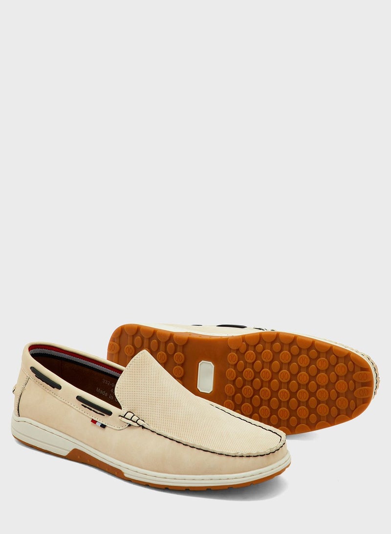 Nubuck Casual Slip Ons