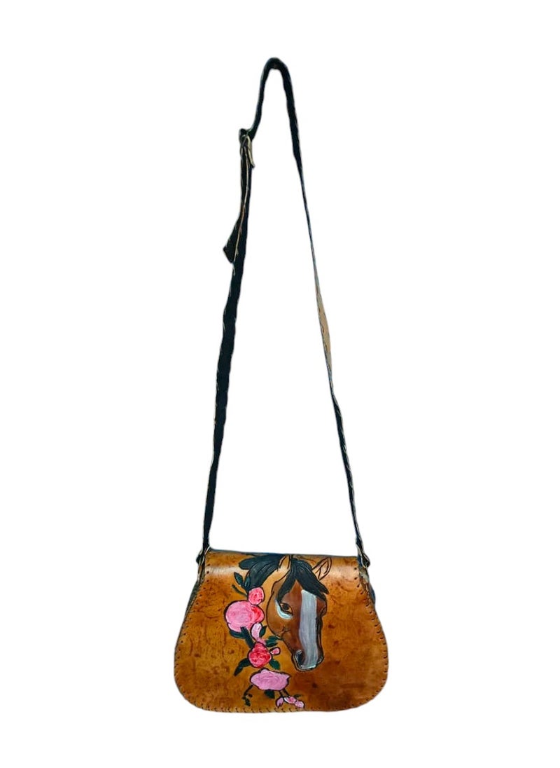 Sheer - Fashionable Leather Crossbody Bag - Image 1