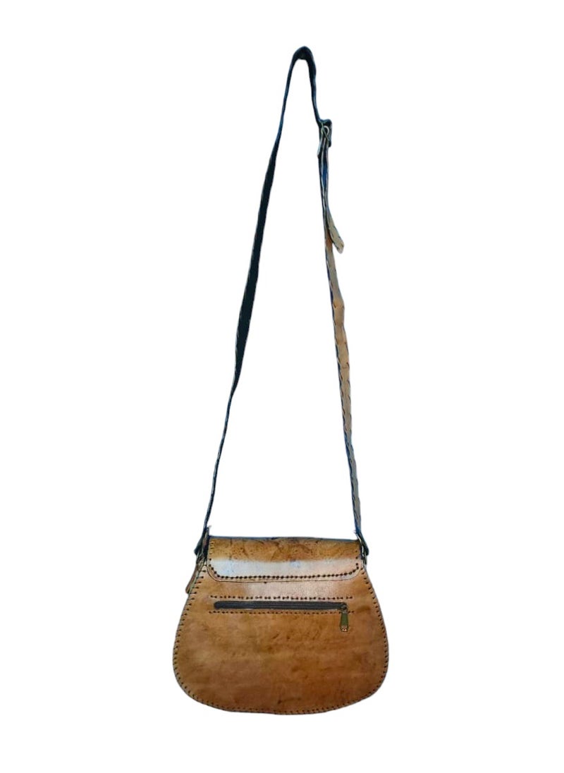 Sheer - Fashionable Leather Crossbody Bag - Image 1