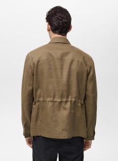 Mango Man Essential Pockets Overshirt  - Image 2