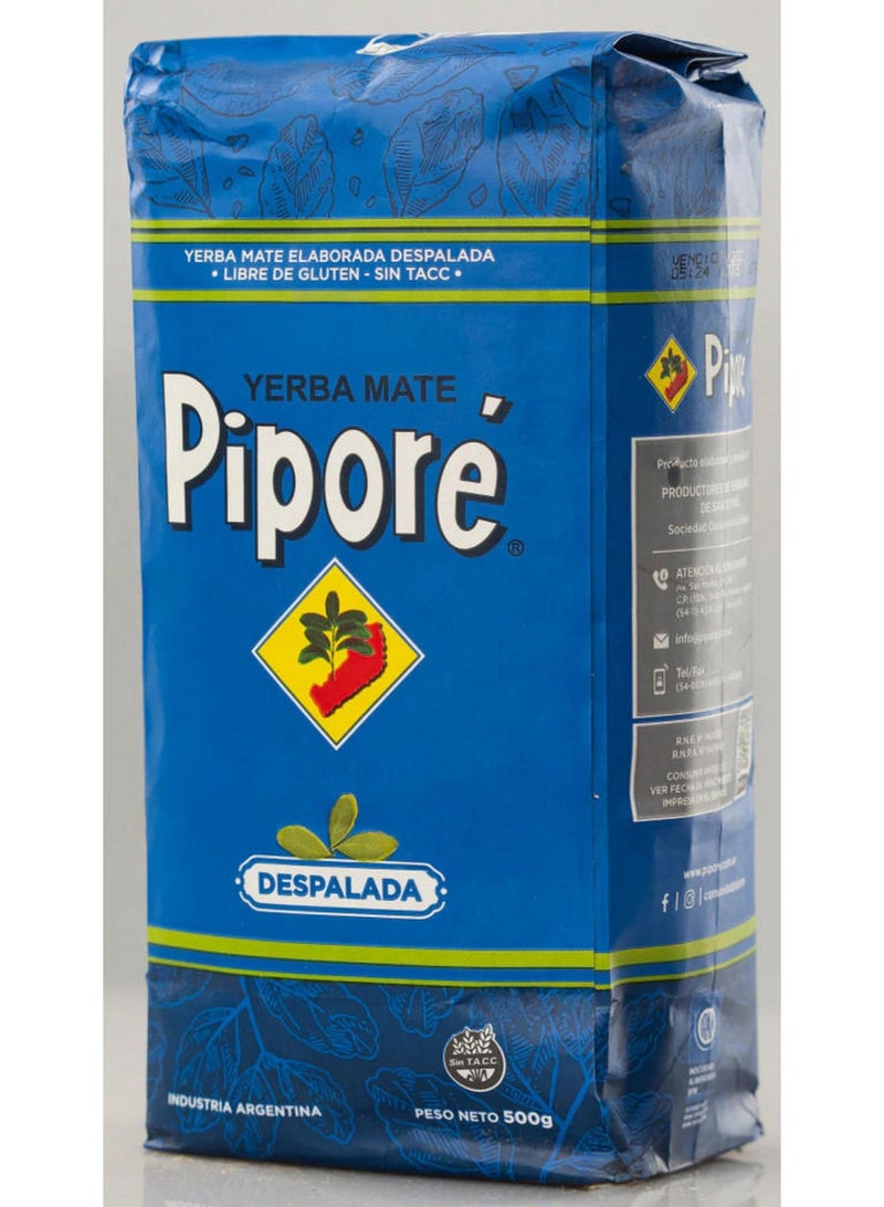 Yerba Mate Pipore Despalada Gluten Free 500 G - Image 1
