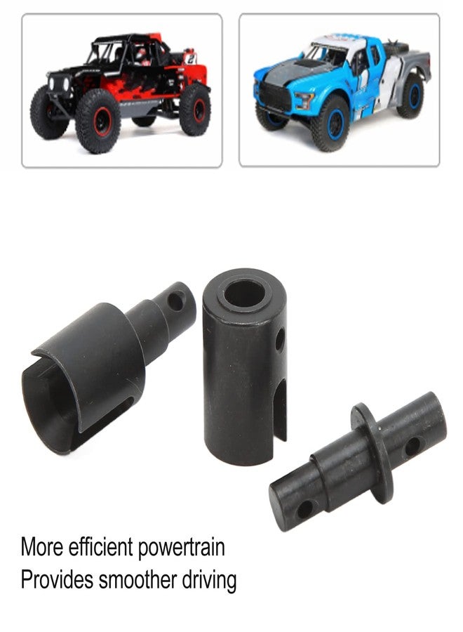 Uxsiya Center Drive Cup Set, Steel Center Outdrive Set for Losi Baja Rey 1/10 for Losi Hammer Rey U4 RC Car Upgrade Part (Black) - Image 3