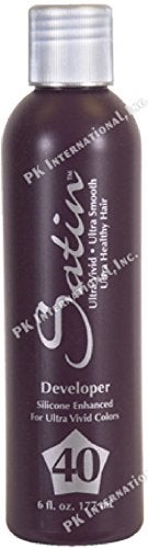 Satin 40 Volume Cream Developer Provides Up to 4 Levels of Lift or Deposit Only Formulated Specifically for Satin Professional Hair Color Compatible with Satin Hair Colors CrueltyFree Formula - Image 2