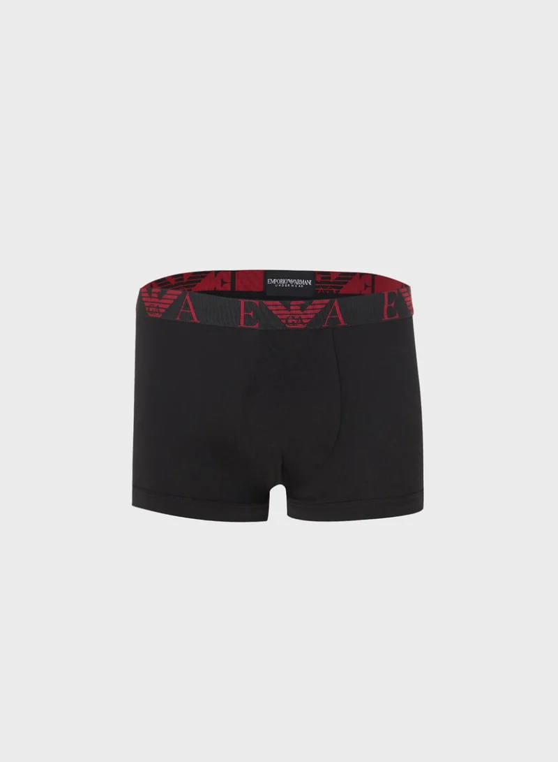امبوريو ارماني 3 Pack Of Logo Boxers
